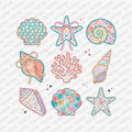 Coquette Sea Shells DTF Transfer - PrintPony