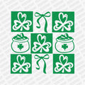 Coquette Shamrocks, and Bows DTF Transfer - PrintPony