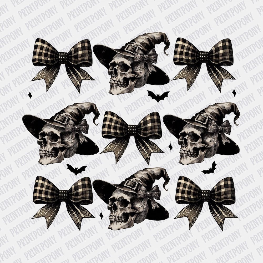 Coquette Skulls DTF transfer - Print Pony