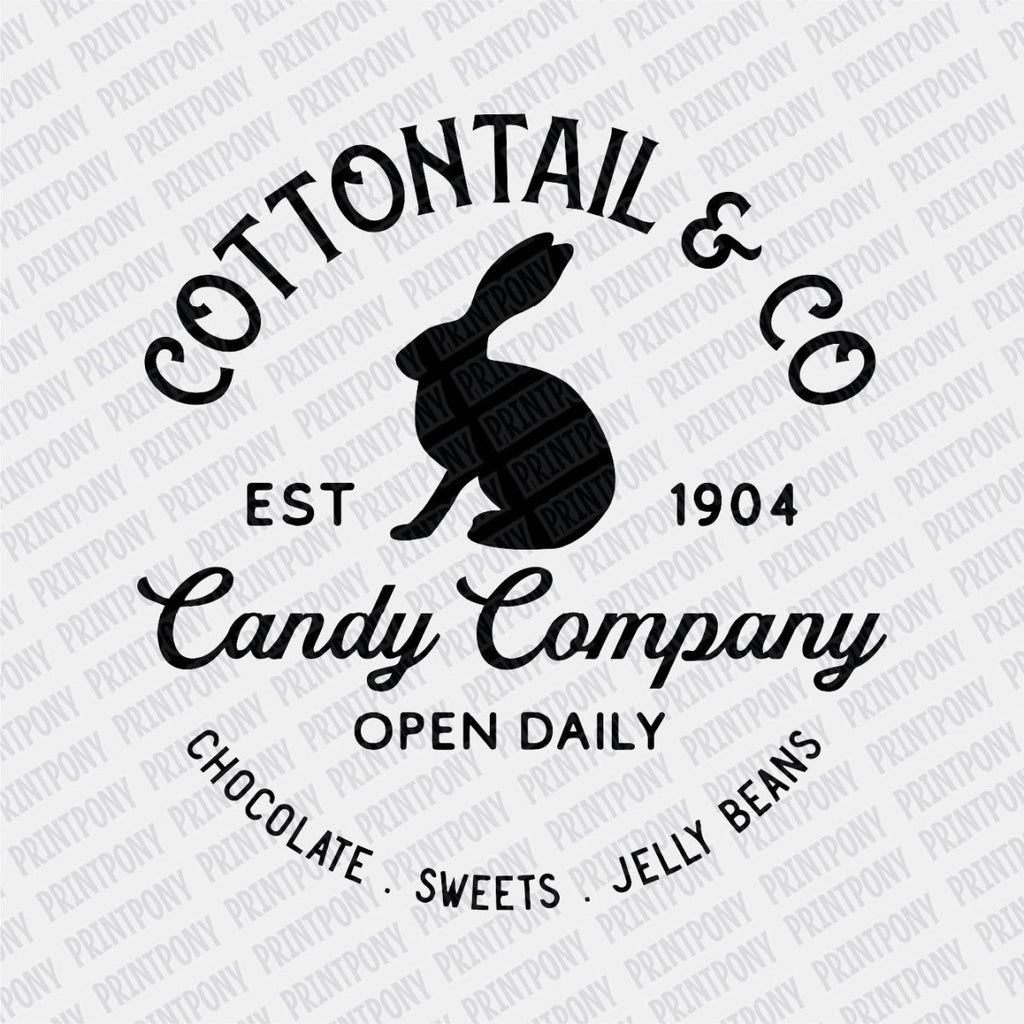 Cottontail & Co Candy Company DTF Transfer - PrintPony