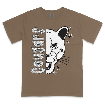 Cougars Mascot Dotted Design DTF Transfer - PrintPony™