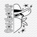 Cowboys Mascot Dotted Design DTF Transfer - PrintPony