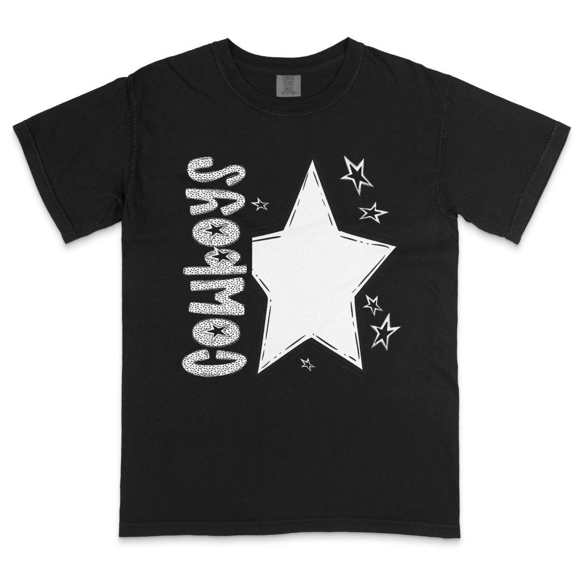 Cowboys Star Mascot Dotted Design DTF Transfer - PrintPony™