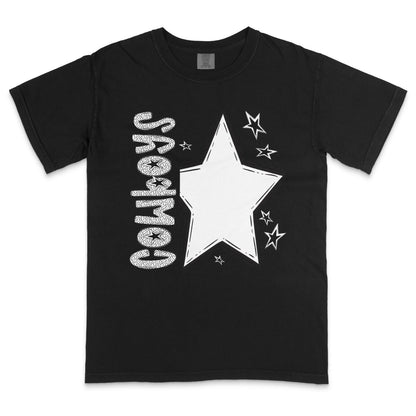 Cowboys Star Mascot Dotted Design DTF Transfer - PrintPony™