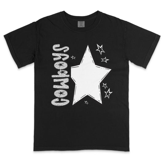 Cowboys Star Mascot Dotted Design DTF Transfer - PrintPony™