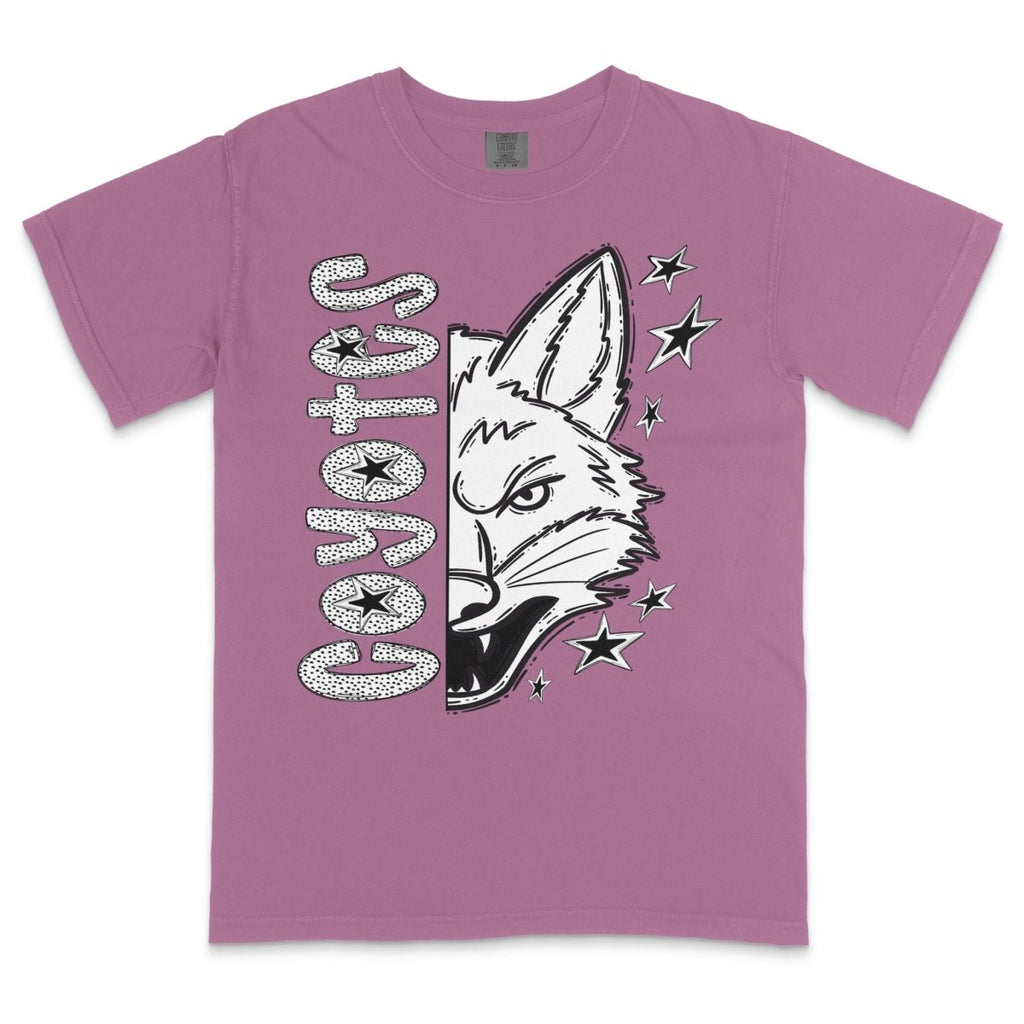 Coyotes Mascot Dotted Design DTF Transfer - PrintPony