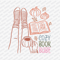 Cozy Book Babe - DTF Transfer - PrintPony™