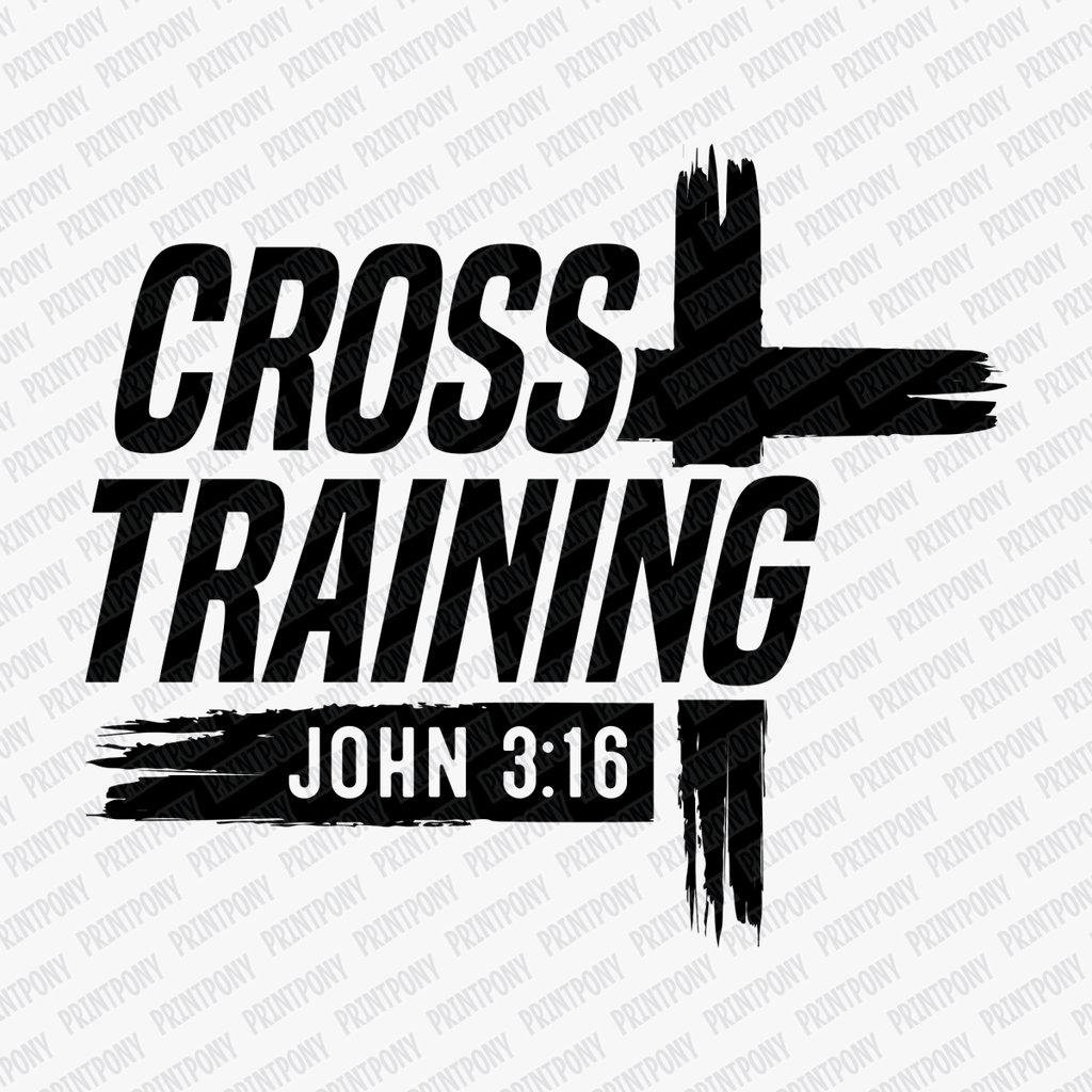 Cross Training John 3:16 - PrintPony