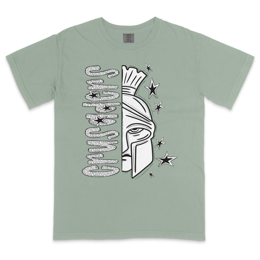 Crusaders Mascot Dotted Design DTF Transfer - PrintPony