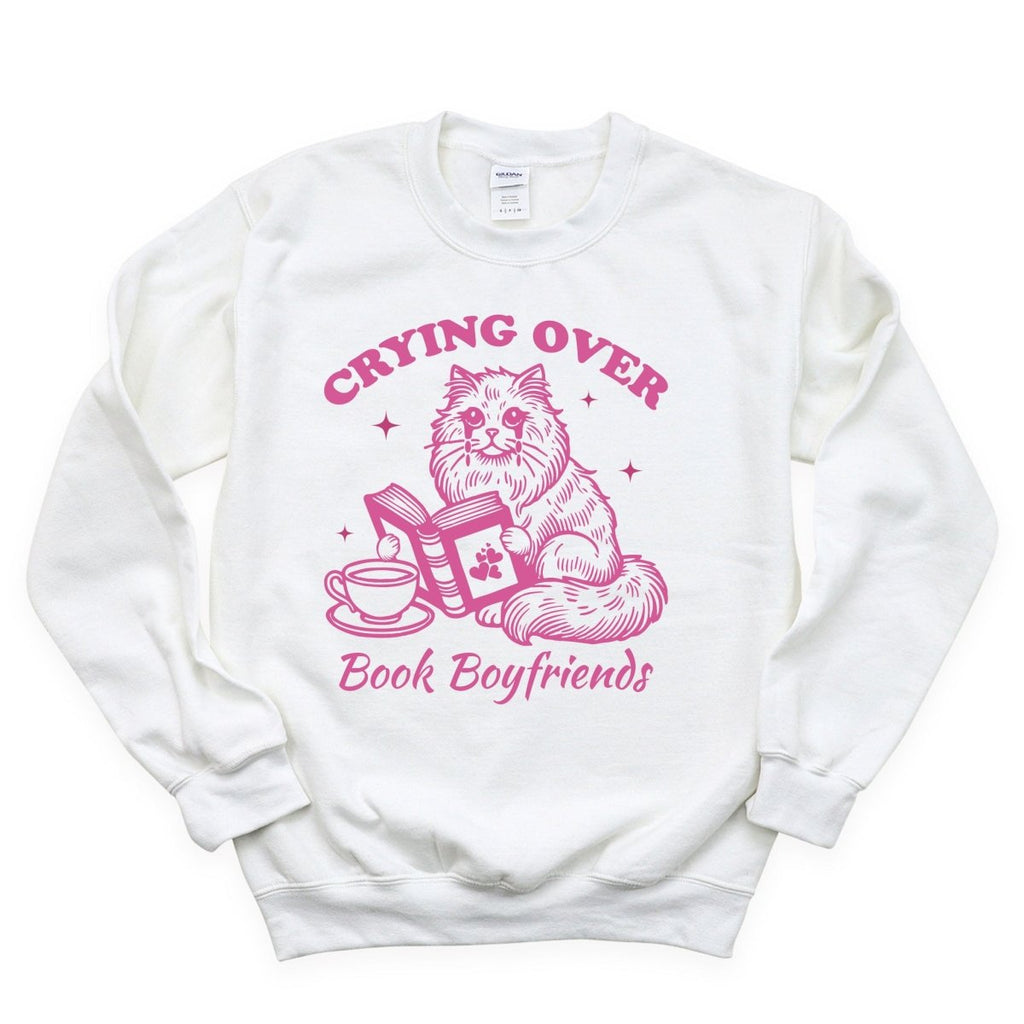 Crying Over Book Boyfriends - DTF Transfer - PrintPony¬Æ