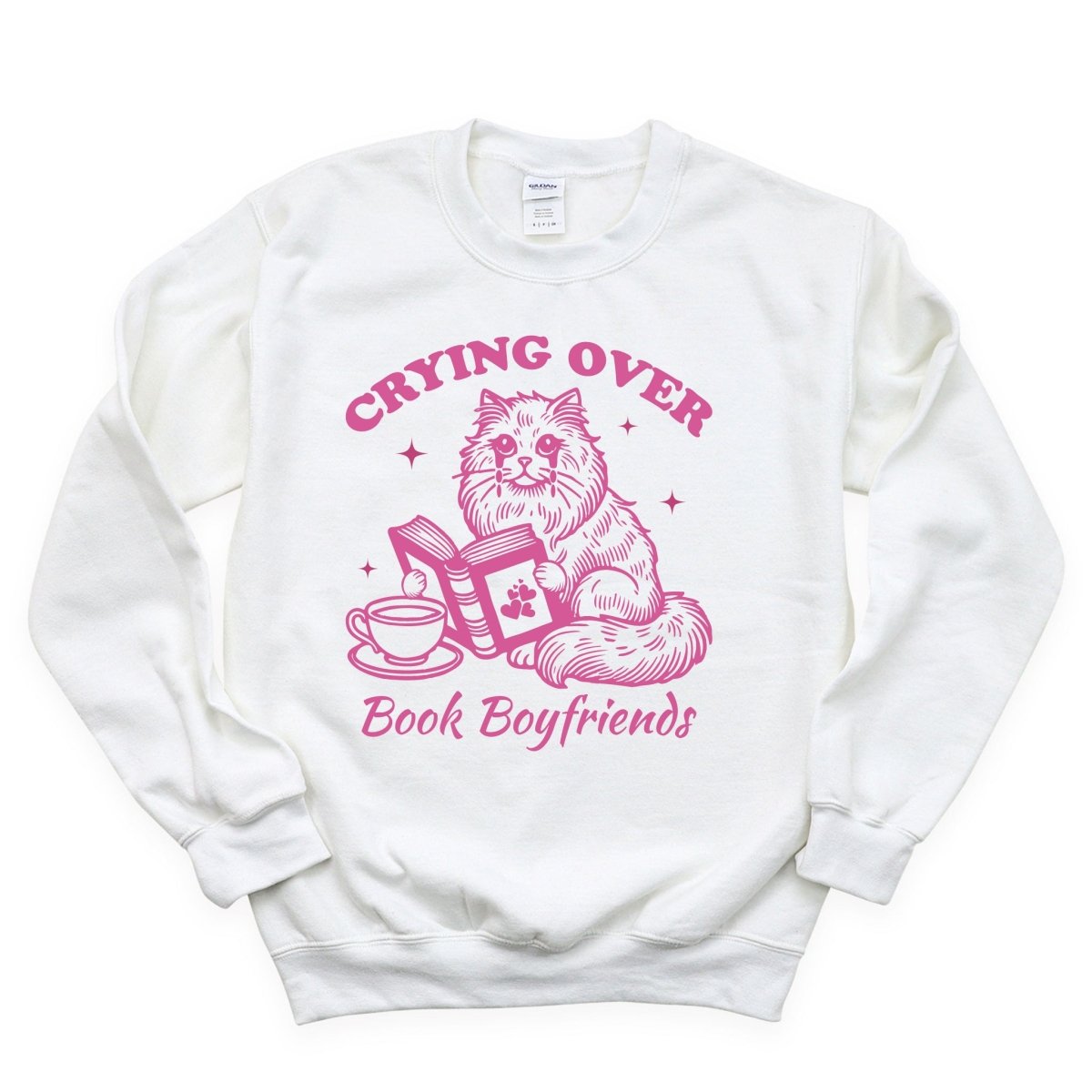 Crying Over Book Boyfriends - DTF Transfer - PrintPony¬Æ