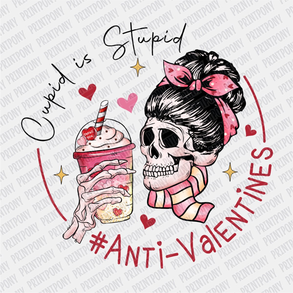 Cupid is Stupid DTF Transfers - PrintPony