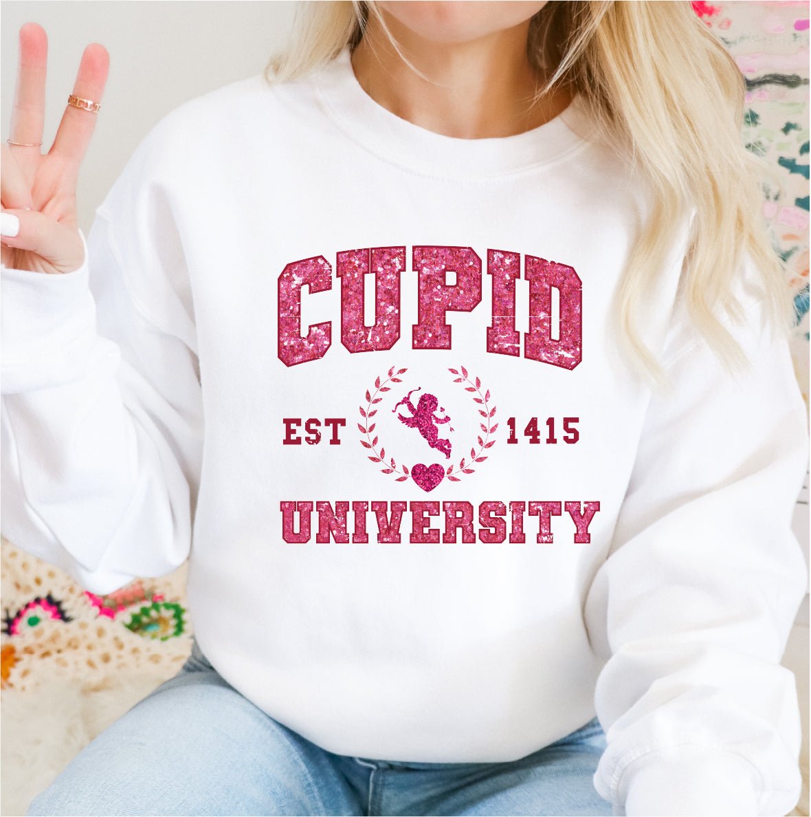 Cupid University (Distressed) DTF Transfer - Print Pony™