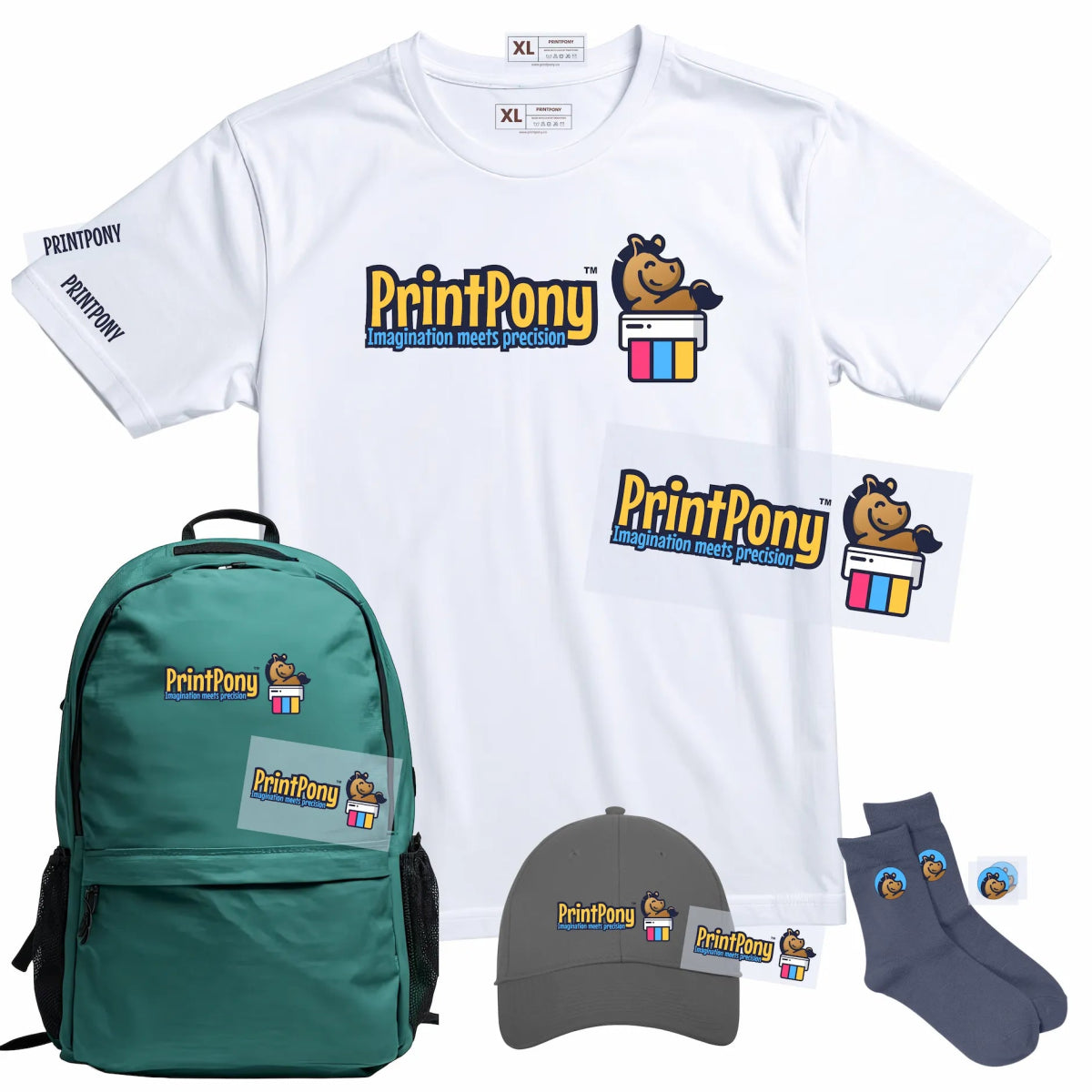 Custom DTF Transfers by Size - PrintPony