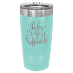 Custom Engraved 20 oz. Logo Tumblers - Print Pony™