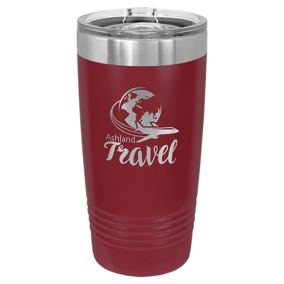 Custom Engraved 20 oz. Logo Tumblers - Print Pony™