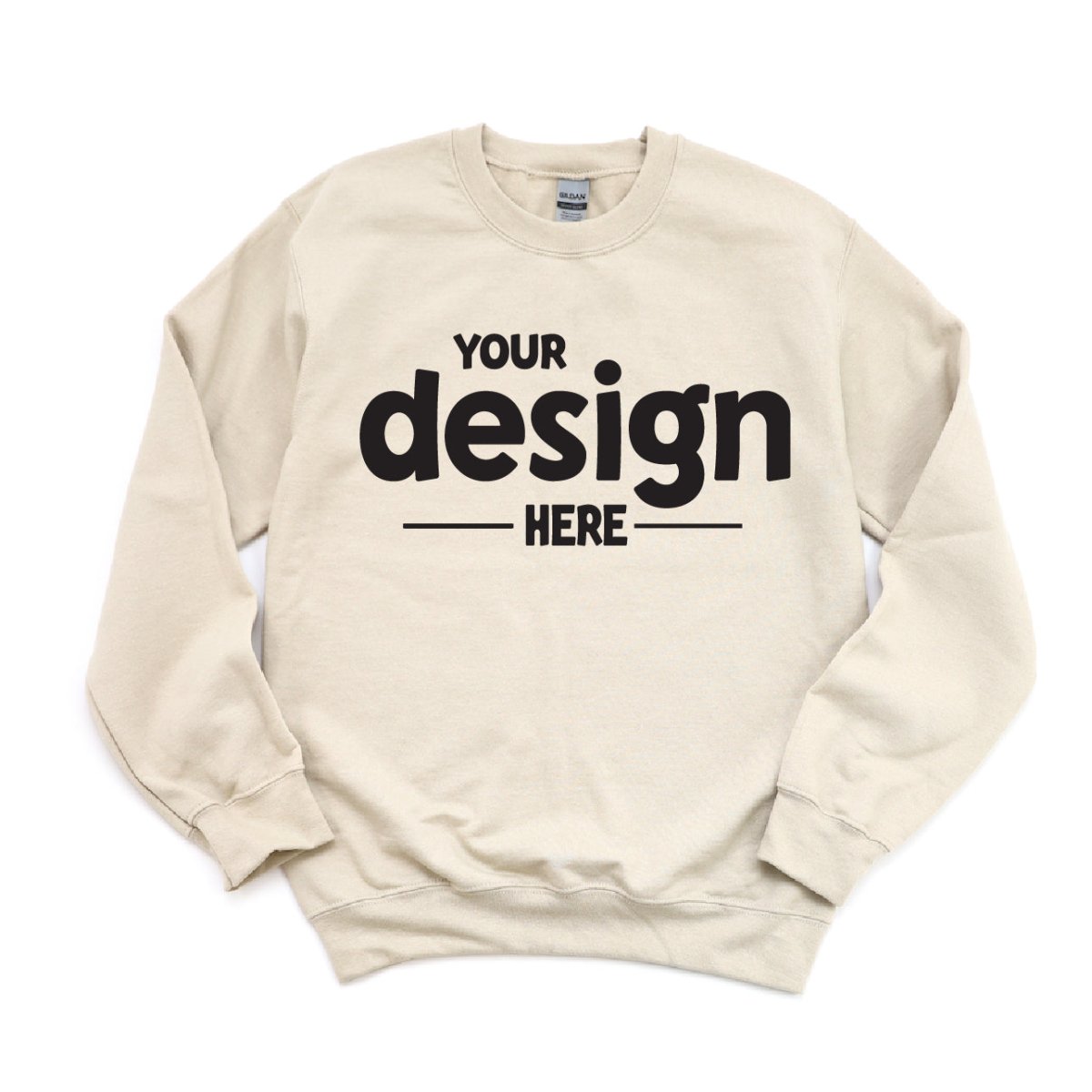 Custom Printed Gildan 18000 Unisex Crewneck Sweatshirt - Print Pony™
