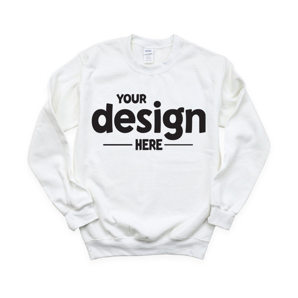 Custom Printed Gildan 18000 Unisex Crewneck Sweatshirt - Print Pony™
