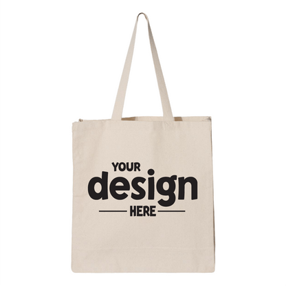 Custom Printed OAD100 Promotional Canvas Tote - PrintPony™