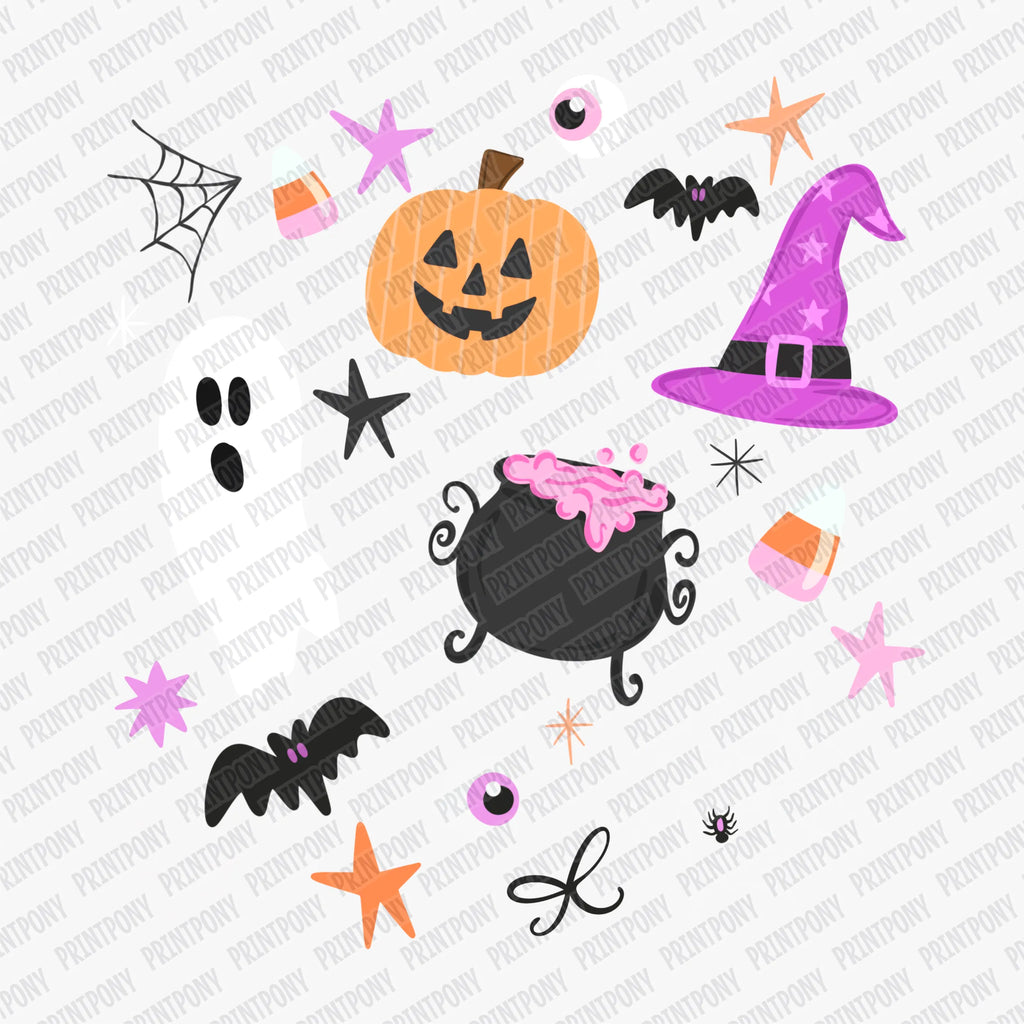 Cute Halloween Collage - DTF Transfer