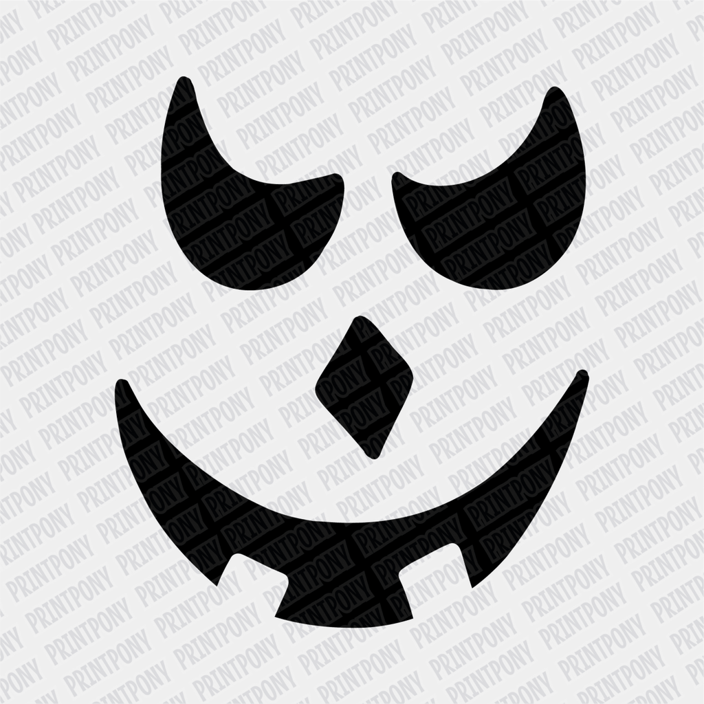 Cute Monster Face Halloween DTF Transfer - PrintPony