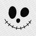 Cute Skeleton Face DTF Transfer - PrintPony
