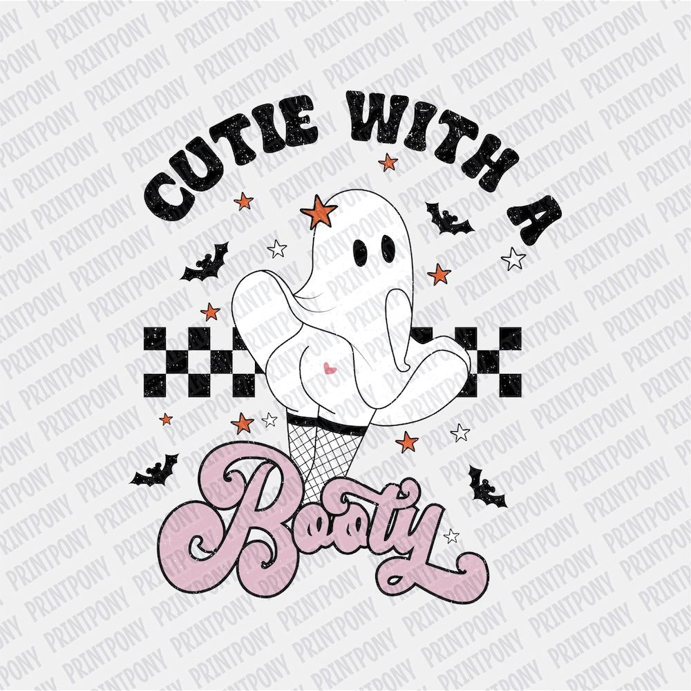 Cutie with a Booty DTF transfer - PrintPony
