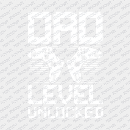 Dad Level Unlocked DTF Transfer - PrintPony®