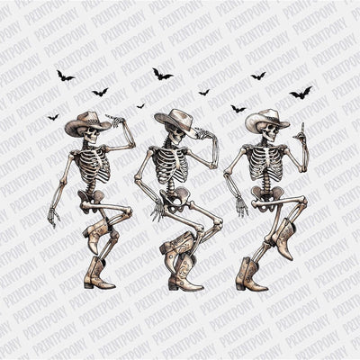 Dancing Skeletons DTF transfer - Print Pony™