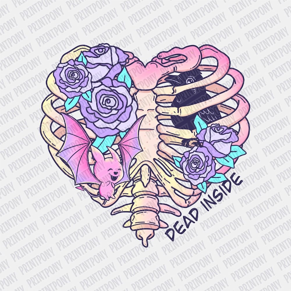 Dead Inside DTF transfer - PrintPony