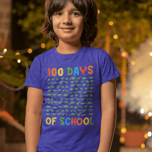 Dinosaur 100 Days of School DTF Transfer - Print Pony™