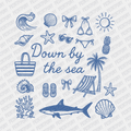 Down by the Sea Coquette - DTF transfer - PrintPony