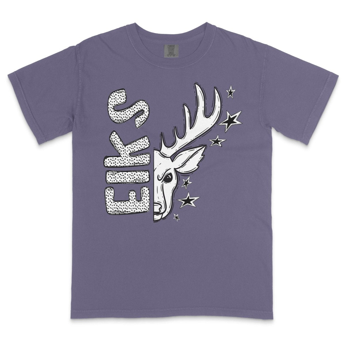 Elks Mascot Dotted Design DTF Transfer - PrintPony