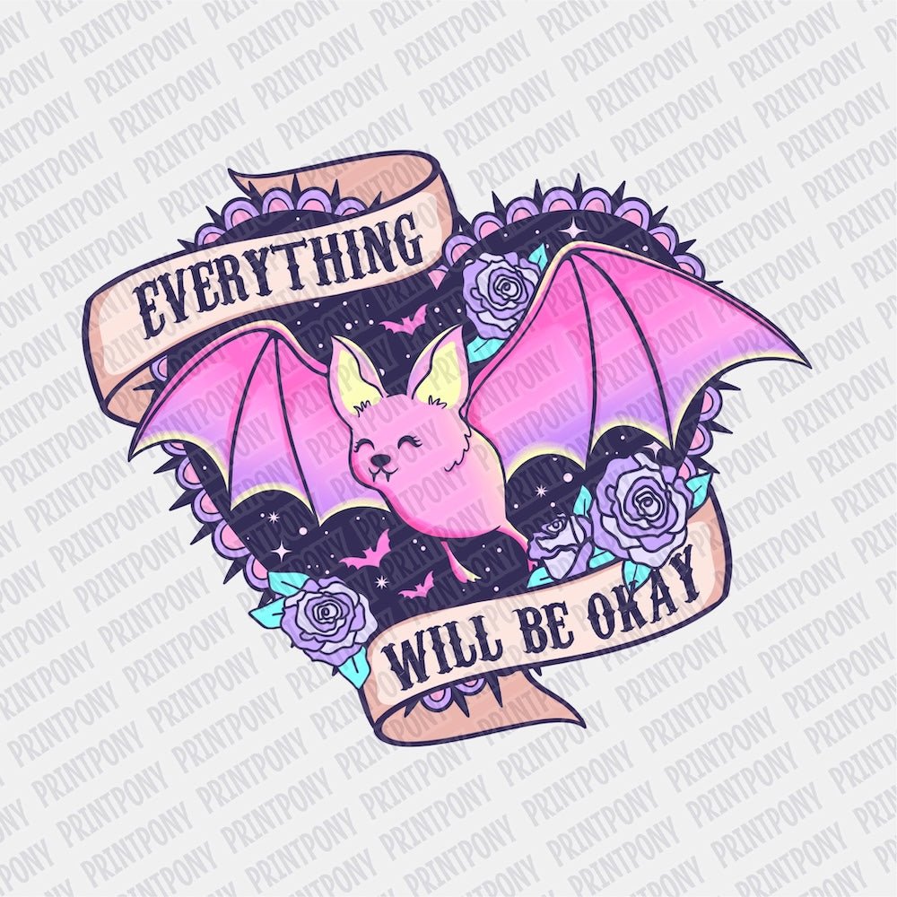 Everything will be Okay DTF transfer - Print Pony™