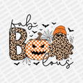 Fab - boo - lous Ghost Halloween DTF Transfer - PrintPony