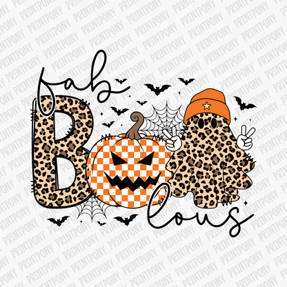 Fab - boo - lous Ghost Halloween DTF Transfer - PrintPony™