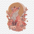 Fall Boho Floral Fox - DTF Transfer - PrintPony™