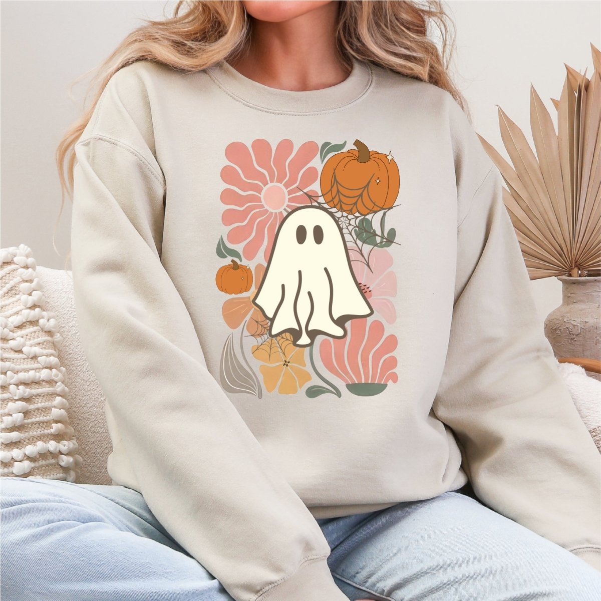 Fall Boho Ghost & Pumkin - DTF Transfer - PrintPony™