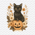 Fall Cat Coquette - DTF Transfer - PrintPony™