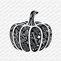 Fall Coquette Pumpkin (Black) - DTF Transfer - PrintPony™