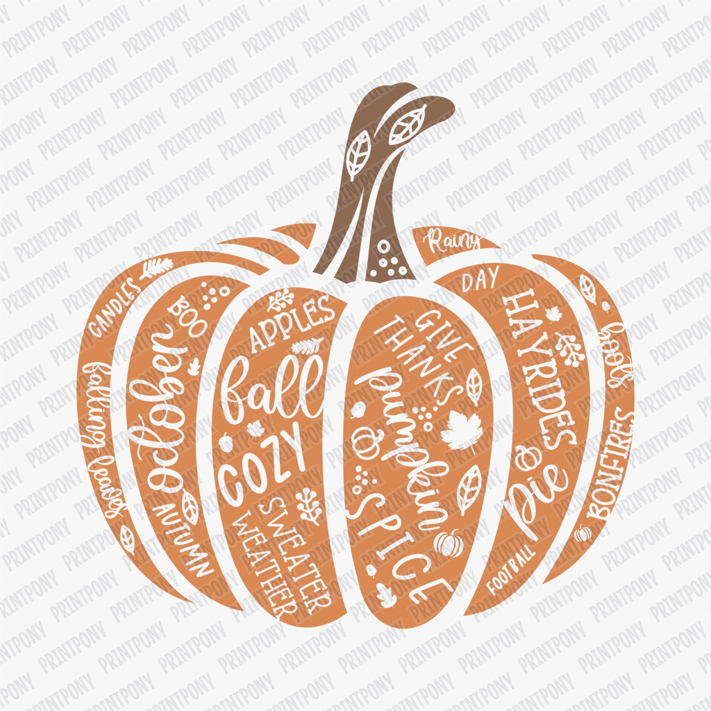 Fall Coquette Pumpkin - DTF Transfer - PrintPony™