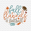 Fall Flannels and Football - DTF Transfer - PrintPony™