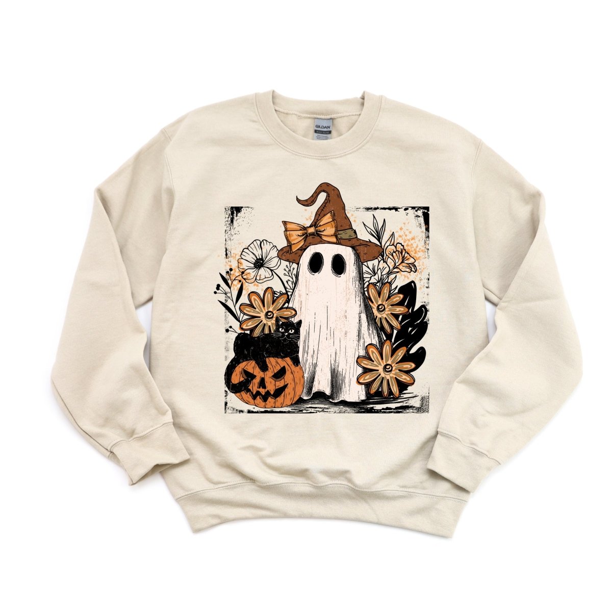 Fall Ghost, Cat and Pumpkin - DTF Transfer - PrintPony™