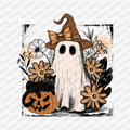 Fall Ghost, Cat and Pumpkin - DTF Transfer - PrintPony™