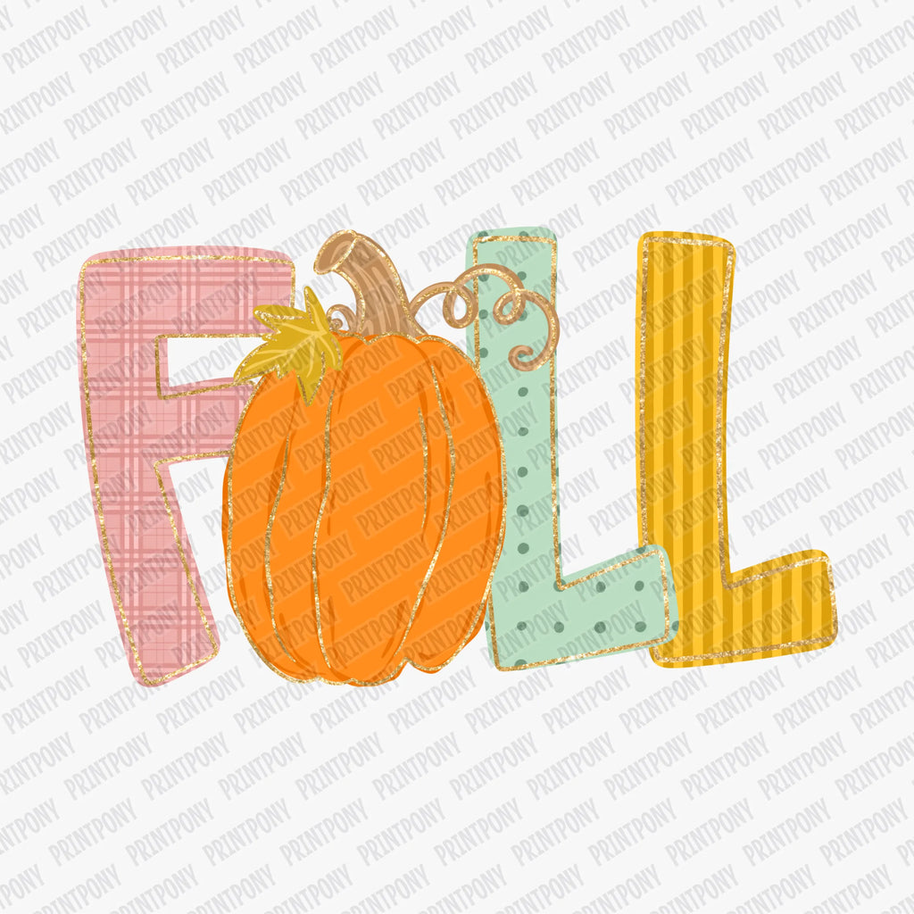 Fall Pumpkin DTF Transfer