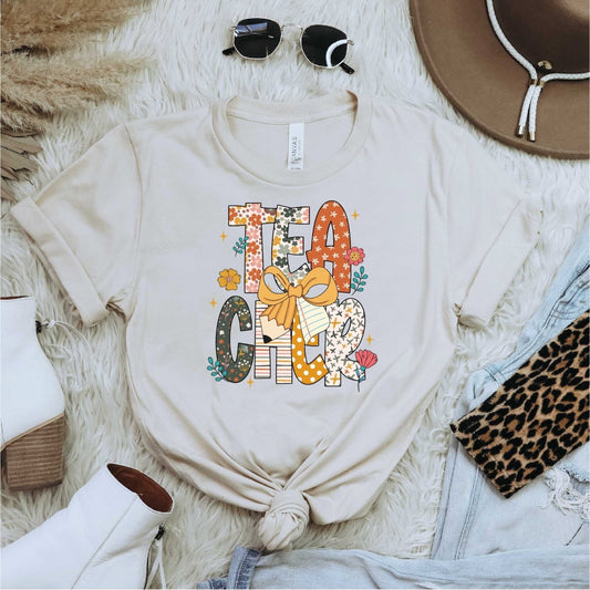 Fall Teacher Coquette DTF Transfer - PrintPony™