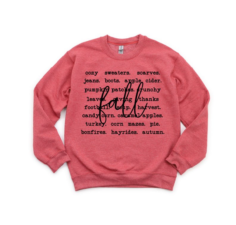 Fall Text (Black) - DTF Transfer - PrintPony™