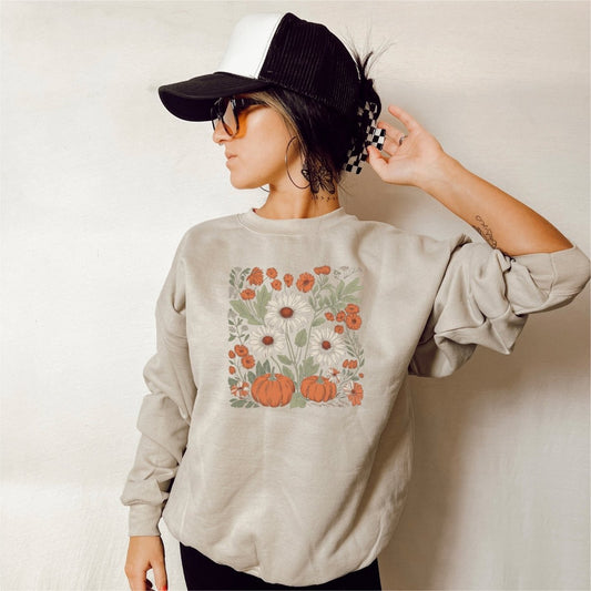 Fall Wild Flowers and Pumpkins - DTF Transfer - PrintPony™