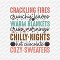 Fall Favorites DTF Transfer