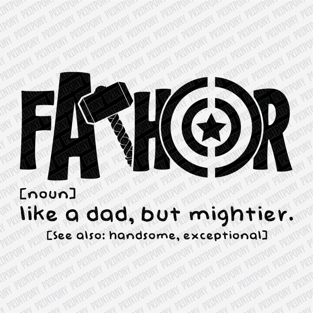 Fathor DTF Transfer (Black) - PrintPony®